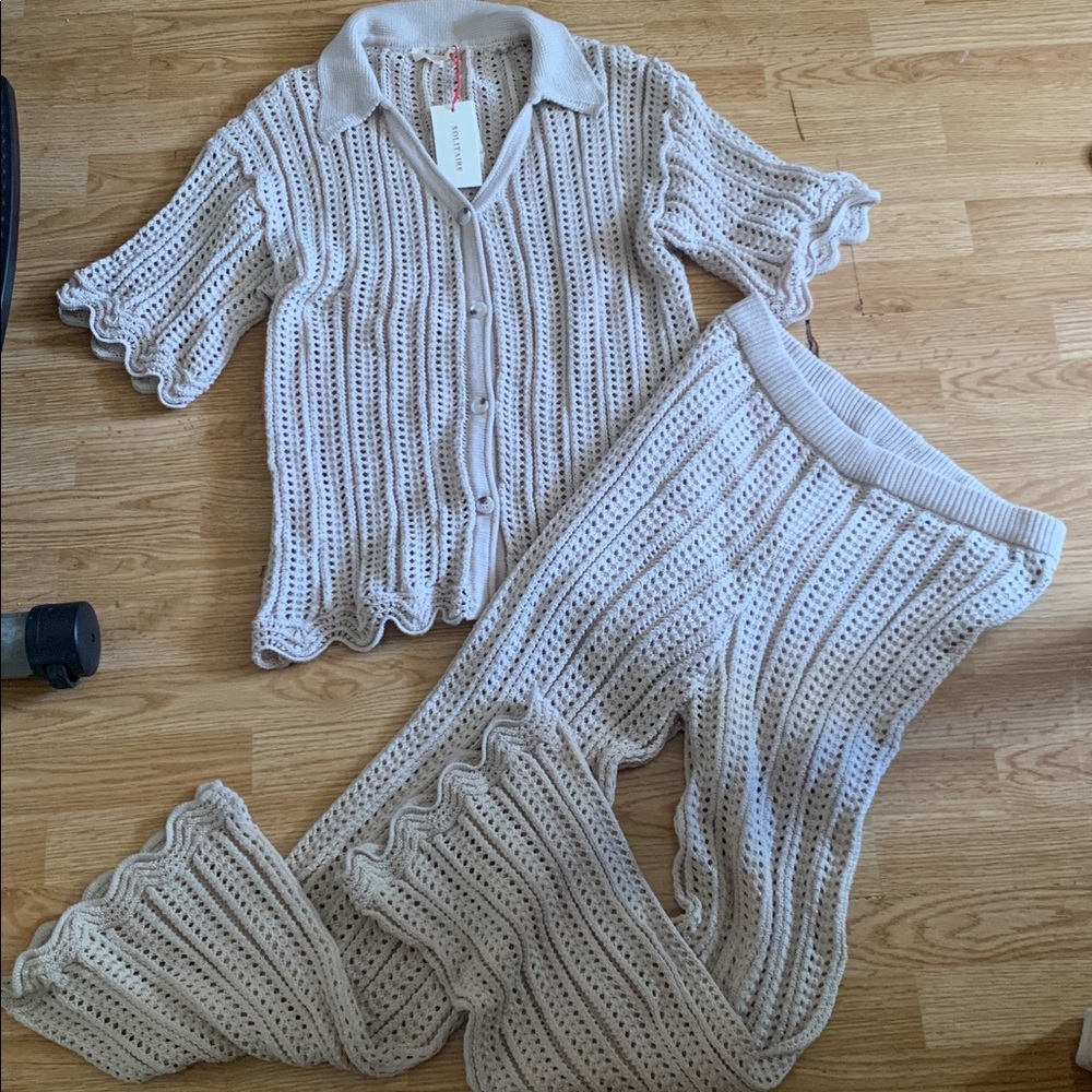 NWT Solitaire crochet set